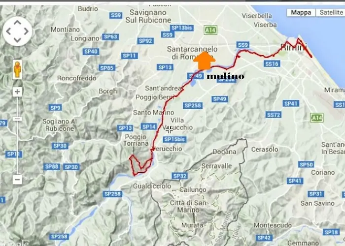 Il Mulino アパート SantʼArcangelo di Romagna